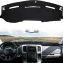 ISSYAUTO Dashboard Cover Mat Dash Cover Compatible with 2010-2018 Ram 1500 2500 3500 & 2019-2024 Ram 1500 Classic Model, Dash Board Protector Cover (10-18 Ram)