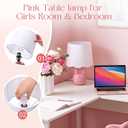 1 Pack Pink Bow Table Lamp for Girl's Room 16" Cute Lamp for Kids Bedroom
