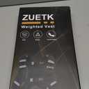 ZUETK Weighted Vest, 6lb /8lb/12lb/16lb/20lb/25lb/30lb Weight Vest with Reflective Stripe, Weighted Vest for Men Women Workout Equipment for Strength Training, Running, Jogging, Fitness, Weight Loss
