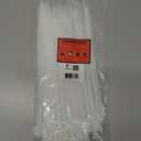 SHEEP&SHEEP White Zip Ties 12 Inch(100 Pieces), Heavy Duty Self-Locking Nylon Cable Ties, 120LBS Tensile Strength, Ideal for Indoor & Outdoor Use