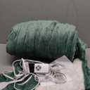 ESTINGO Heated Blanket Full Size, Full Electric Blanket with 6 Heating Levels & 1-10 Hours Adjustable Timer, Fast Heating Blanket with Full Body Warming, Overheating Protection, 72"x84", Hunter Green