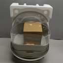 CANITORON Makeup Organizer with 2 Drawers and Brush Storage Box, Cosmetic Display Case for Vanity and Bathroom Countertop Storage (Sage Green) (Large + Brush Holder, Mint)