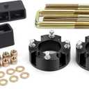 KSP 3"F+2"R Tundra Lift Kits, 3in Front Lift Spacer and 2in Rear Lift Block With Extended U Bolts Compatible With Toyota Tundra 2WD 4WD 2007-2021, Full Set Aluminum&Carbon Steel Leveling Lift Kits