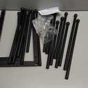 Housen Solutions Boot Rack Organizer for Tall Boots, 8 Pairs Metal Free Standing Shoe Rack, Black Shoes Boot Organizer Holder Stand for Closet, Entryway, Garage