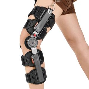 Hinged Knee Brace with Shoulder Strap Post-Op Knee Brace for ACL, One Size