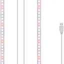 LED Grow Light Strip for Indoor Plants, Full Spectrum Sunlike Plant Lights Growing Lamps for Hydroponics Succulent Veg and Flowers (Not Includes Adapter) - 2 Packs