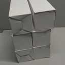 6 Pcs 4 Inch Tall Glass Ribbed Cylinder Vases Clear Floating Candle Flower Vase in Bulk, Hurricane Candle Holder for Wedding Housewarming Gift Table Centerpieces