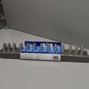 Suncast 2' Wall Mount Tool Organizer for Hanging Lawn and Garden Tools, 30 lb. Weight Capacity, Gray, Made in the USA (1 Pack)