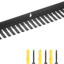 Sumnacon Wall Mountable Cable Hanger and Organizer Steel Cable Rack with 19 Cables Slots Width from 5-9mm,Sturdy Cables Holder Black Cord Rack Organizer for Office Studio Desk Bench Workshop