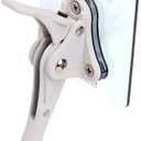 Adhesive Door Stopper with Bracket Stickers - No Drilling or Tools Required, Fits All Door Types, Heavy Duty KickDown Door Holder (White)