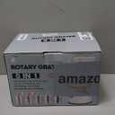 Cambom 5 in 1 Rotary Cheese Grater Hand Crank Cheese Shredder for Fresh Cheese, Vegetable, Nuts, Non-slip Suction Base, Five Blades, White