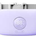 Gaiatop Portable Heating Pad for Period Cramps, 5000mAh Rechargeable Battery, 2H Timer, 3 Heat and 6 Massage Mode for Relieve Menstrual Pain, Cordless Belt Stocking Stuffer for Women Girls (Purple)