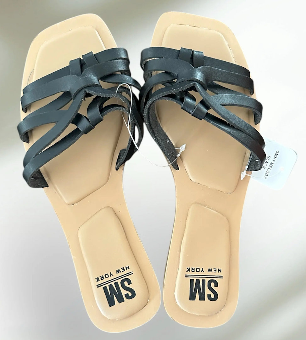 SN New York Sandals Black Size 8