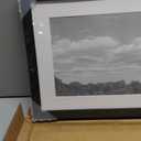 upsimples 8x24 Picture Frame, Display Pictures 6x22 with Mat or 8 x 24 Without, Wall Hanging Photo Frames, Black, 1 Pack