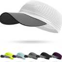 Lightweight&Breathable&4-Way Stretch Running Visor hat for Women Men, Portable Cool Sports hat for Spring Summer