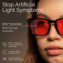 livho High Tech Blue Light Glasses - Advanced Blue Light Blocking Computer Glasses - Screen Fatigue & UV Protection