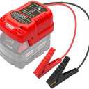 Xinriga Jumper Cables Compatible with Milwaukee 18V Battery Jumper Starter 11AWG 1.2FT Auto Booster Cable for Jump Starting Car Using Tool Batteries (Battery not Included)
