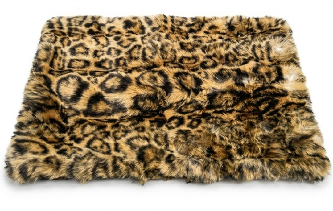 Cheetah Print Faux Fur Fluffy Throw Pillow Zipper Covers, Plush Shaggy Soft Long Pillow Covers, Fuzzy Decorative Leopard Print Pillow Cases