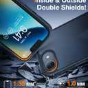 TORRAS for iPhone 17e Case & for iPhone 16e Case, 12FT Military-Grade Protection, Slim Thin Durable DIY Buttons Anti Scratch Shockproof Hard Back Case for iPhone 17e Phone Case, Translucent Black