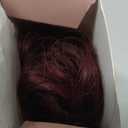 CJL HAIR Claw Clip Short Ponytail Hair Extensions DIY Bendable Metals Messy Bun Hair Piece for Wonen Wavy Curly Synthetic Fake Hairpieces Wine Red