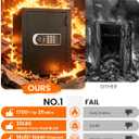 𝐔𝐩𝐠𝐫𝐚𝐝𝐞𝐝 𝟐𝟎𝟐𝟔 Fireproof Safe Box| 𝟏𝟕𝟎𝟎°𝐅 𝟑𝟓-𝐌𝐢𝐧 Protection| 2.8 Cuft Fire Proof Digital Home Safes with Smart Alarm System, Bolt-Down Design| for Documents Jewelry Electronics