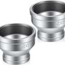 Cinnvoice 2 Pack FNPT Galvanized Reducer, 300 PSI Pressure Rating for Plumbing, Industrial, and Fire Protection Systems (3" X 2")