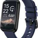 Fitness Tracker, Smart Watch for Women Men with 24/7 Heart Rate/Blood Pressure/Blood Oxygen Monitor,Sleep Tracker,Step & Calorie Counter, IP68 Waterproof Fitness Watches Compatible with Android&iPhone (Blue)