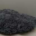 rabbitgoo Calming Dog Bed for Small Medium, 27 inches Pet Bed Machine Washable, Non-Slip Round Fluffy Plush Faux Fur, Soft Donut Cuddler Cushion for Small Dogs, Dark Grey