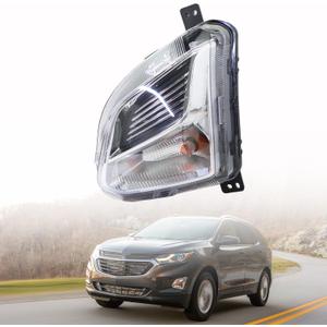 munirater 1Pc Bumper Fog Light withTurn Signal Light Left Driver Side Replacement for Equinox 2018-2020