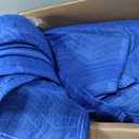 Peryiter 2 Pack Extra Large Moving Blankets, 96'' X 80'', Royal Blue
