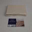 MR&HM Satin Bed Sheets, Twin Size Sheets Set, 3 Pcs Silky Bedding Set with 15 Inches Deep Pocket for Mattress (Twin, Beige)