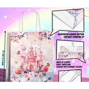 set of princess-themed party favor bags
