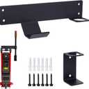 Jack Stand Wall Mount,Floor Jack Wall Mount Organizer Brackets, Truck Hydraulic Trolley Jack Holder for Enclosed Race Trailer Accessories