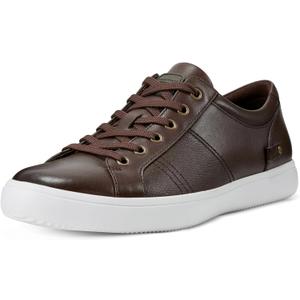 Rockport Men's Colle Tie Sneakers (11.5, Dark Brown Leather)