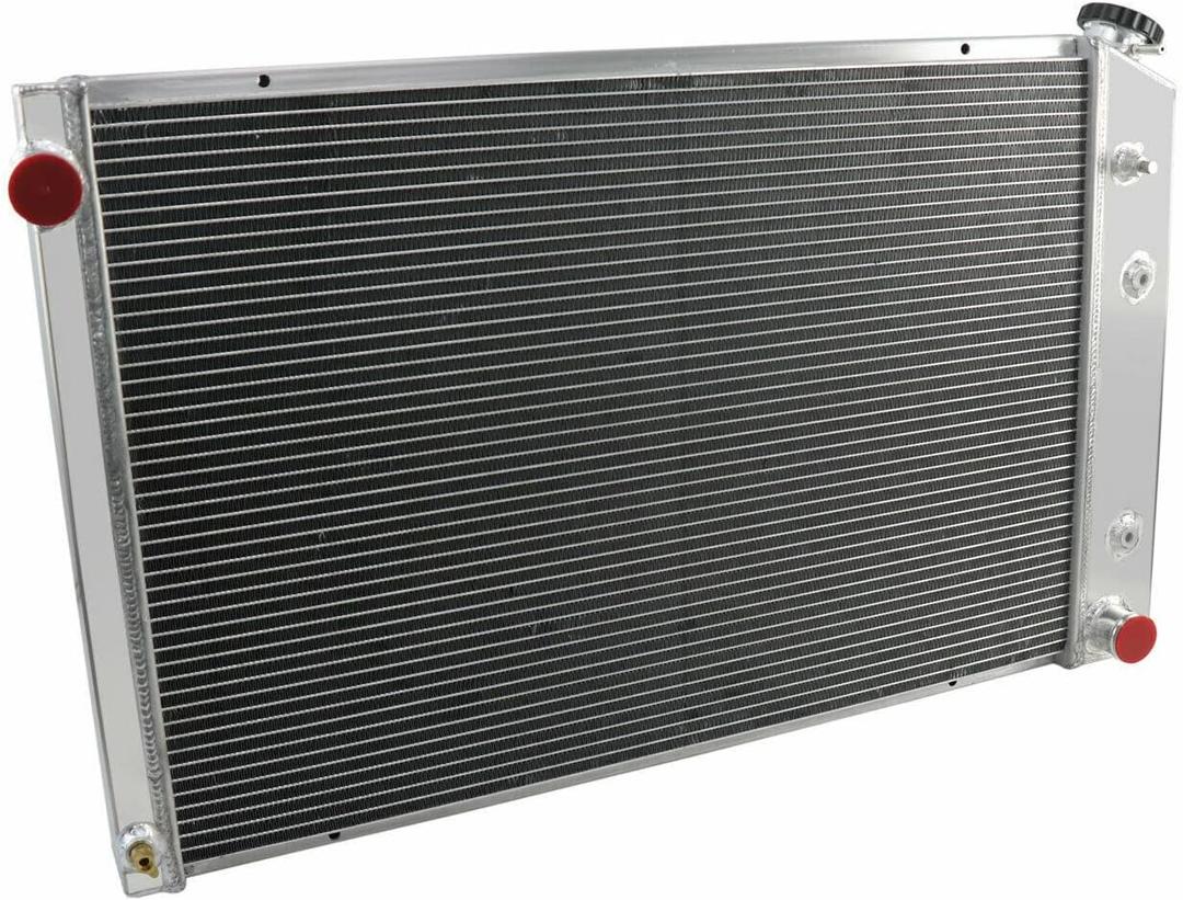 3-Row Radiator Compatible For 1973-1987 Chevy GMC C/K K5 Blazer C10 C20 C30 305 350 454 V8 Pickup Aluminum Radiators
