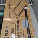 Walking Pad Treadmill with Incline,Treadmills for Home and Office,340 Lb Capacity,4 in 1 Portable Under Desk Treadmill with Remote Control,Large LED Display (Black Orange)