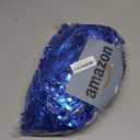 33FT Christmas Tinsel Garland,Blue Shiny Metallic Foil Decorations for Parade Floats, Halloween, Christmas Tree, New Year Parties,Birthday Party,Indoor and Outdoor Disco Party Supplies