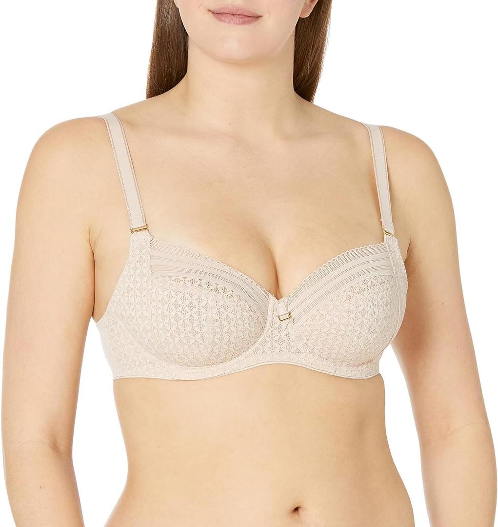 Freya Women's Viva Underwire Side Support Bra (Beige, L)