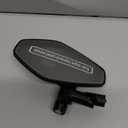 Bar End Bike Mirrors, HD 360 Rotatable Aluminum Alloy Bike Side Mirror, Explosion-proof, Fits 16-21mm for Mountain Bike, E-Bike, Scooter, Folding Bike (Style1HD Len)