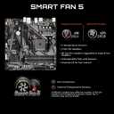 GIGABYTE B550M K AMD AM4 Micro-ATX Motherboard, Supports Ryzen 5000/4000/3000 Series Processors, DDR4, 3+3 Power Phase, 2X M.2, PCIe 4.0, USB 3.2 Gen 1, GbE LAN, Q-Flash