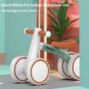 SEREED Baby Balance Bike for 1 Year Old Boys Girls 12-24 Month Toddler Balance Bike, 4 Wheels Toddler First Bike, First Birthday Gifts