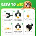 27.5" Dog Pooper Scooper, Pooper Scooper for Large, Medium, Small Dogs, Easy Single-Hand Operation, No More Bending, High-Strength Material, Suitable for Yard, Sand, Grass, and Gravel