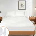 Heated Mattress Pad Queen Size, Dual Control Electric Mattress Pad Queen, 60" x 80", Fast Heating Bed Warmer with 4 Heating Levels & 10 Hour Auto Off, Fit Up to 17" Deep Pocket, Machine Washable
