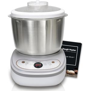 Dough Mixer with Fermentation Function, 5.3Qt Large Capacity Dough Maker for Bread, Pizza & Sourdough, Electric Dough Kneading Machine with Stainless Steel Bowl and Touch Control Panel