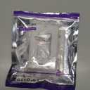 VCE Brush Wall Plate Cable Pass Through, Single Gang Decorator Wall Cover for Low Voltage Cables, In-Wall Cable Management for Wall Mount TV (White), 2-Pack