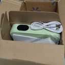 CD Player Portable Bluetooth 5.1 Desktop CD Player with HiFi Sound Speakers,Remote Control,Dust Cover,LED Display,Boombox FM Radio,USB/AUX for Home,Kids (Green)