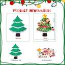 DIY Felt Christmas Tree- 3 FT Toddler Christmas Tree for Kids with 29 Ornaments, Xmas Gifts for Kids New Year Handmade Christmas Door Wall Hanging Decorations