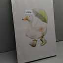 3Pcs Baby Animal Nursery Wall Art Funny Green Rain Gear Duck Painting Picture Wall Decor This Set of 3 Happy Ducks Wearing Green Boots Poster Print Artwork for Kids Boys Room Bedroom Decorate,Unframed,Size: 16L''x12W''