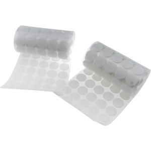 400pcs (200 Pairs) Self-Adhesive Dots, 3/4" (20mm) Diameter 0.79 inch White Hook and Loop Dots, Round Sticker Dots for Classroom, Home, Office