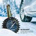 Vondior Tire Pressure Gauge (0-100 PSI) Certified ANSI Accurate with Large 2 Inch Easy to Read Glow Dial, Low - High Air Pressure Gauge. Tire Gauge for Car and Trucks Tires